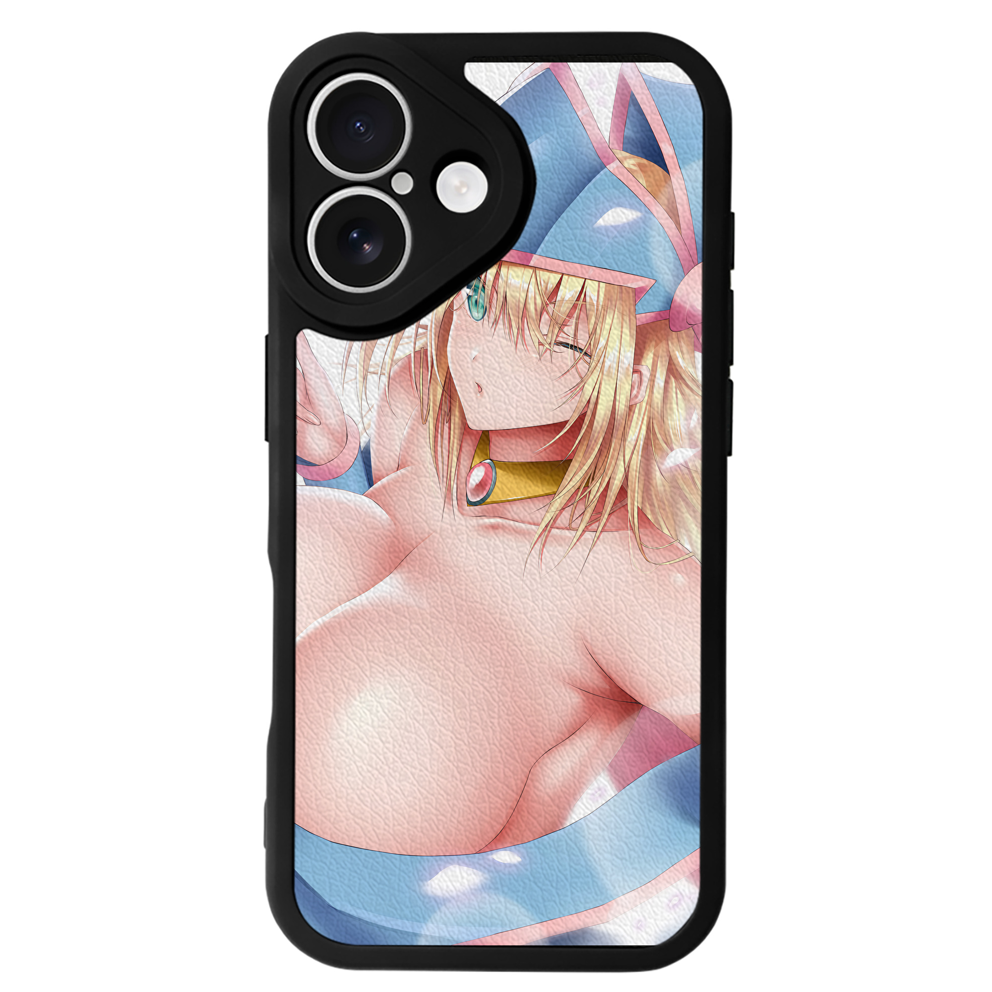 （画像用） 遊☆戯☆王 Yu-Gi-Oh! 【iPhone 16シリーズ対応】シリコンスマホケース（レザー調） 材質：シリコン